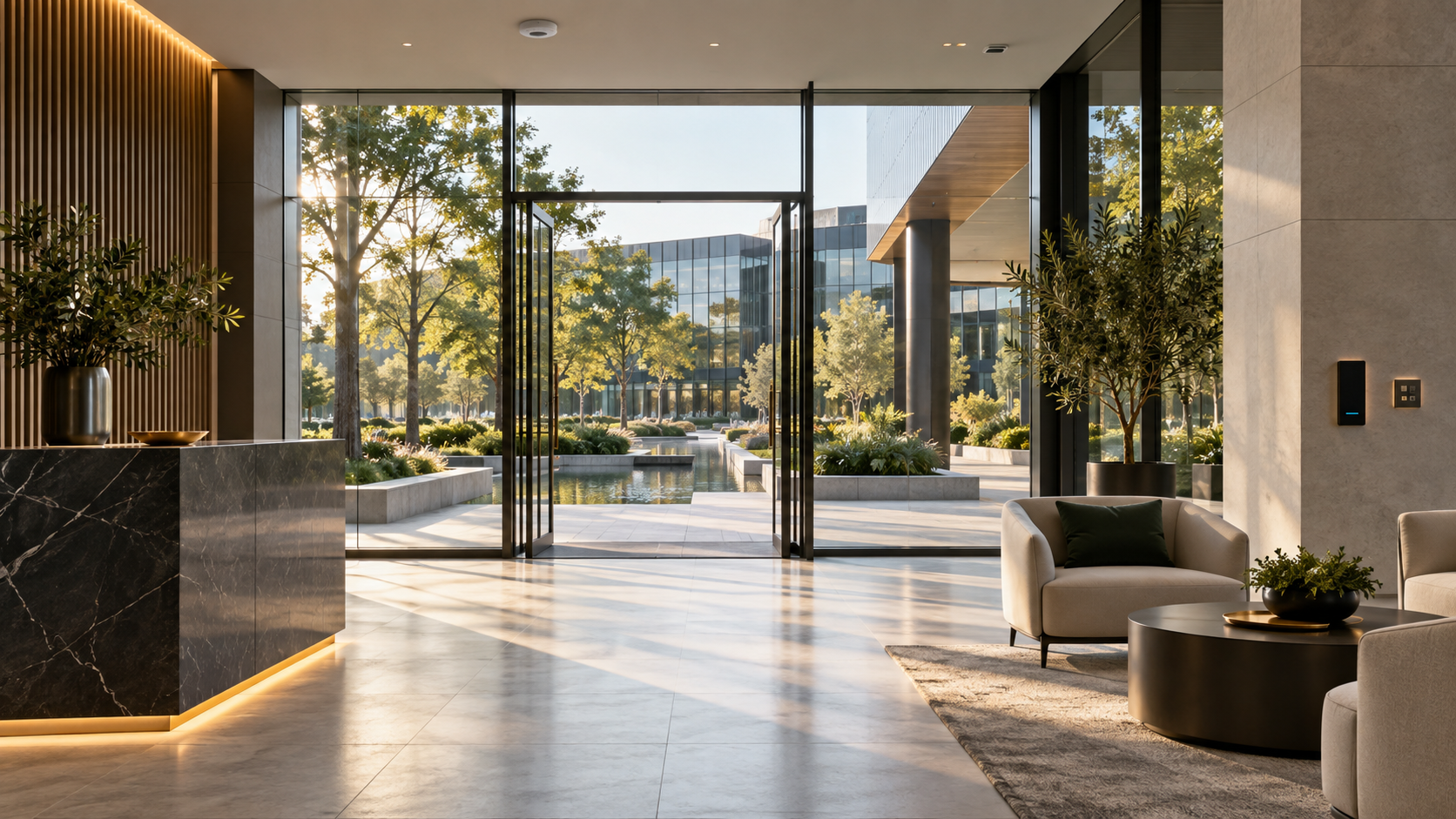 AfriBiz headquarters reception in Johannesburg